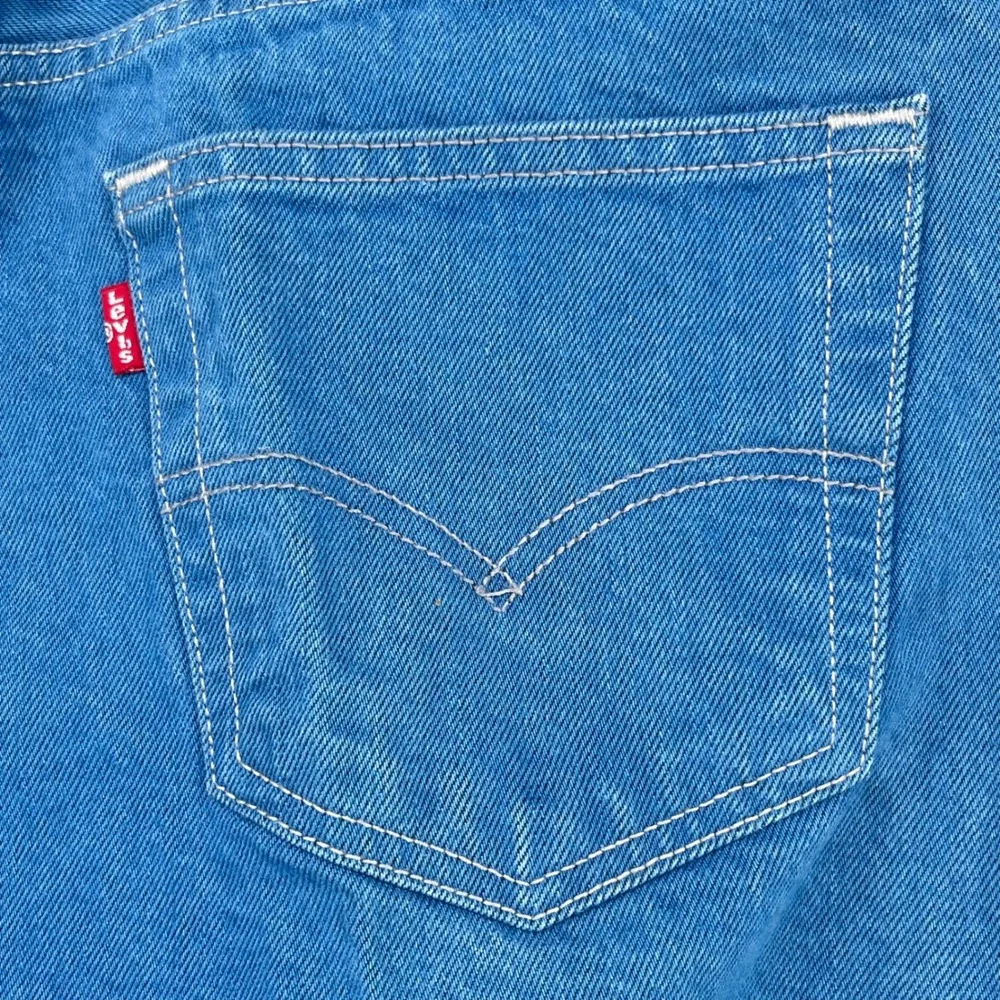 Levi's 501 Button Fly Jeans Men 35x30 Blue Teal Straight Leg (Fits 32x28) Grunge
